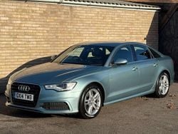 Green Used 2014 Audi A6 S-Line Sedan | £7,225 (Fair price)