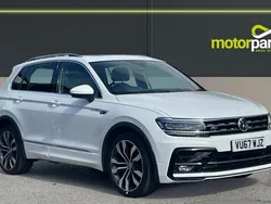 White Used 2017 VW Tiguan R-line SUV | £18,000 (Fair price)