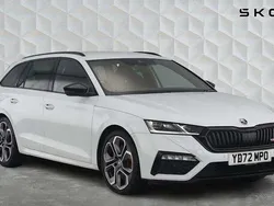 White Used 2022 Skoda Octavia vRS Estate | £27,500