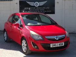 Red Used 2014 Vauxhall Corsa Excite Hatchback | £3,999 (Fair price)