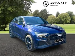 Blue Used 2019 Audi Q8 S-Line SUV | £37,990 (Good price)