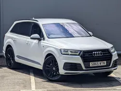 White Used 2015 Audi Q7 S-Line SUV | £19,974 (Expensive)
