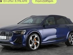 Blue Used 2022 Audi e-tron Comfort SUV | £37,642