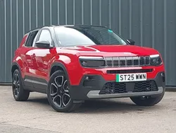 Red New 2025 Jeep Avenger EV Summit SUV | £25,998 (Good price)