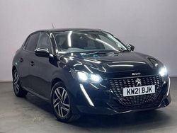 Black Used 2021 Peugeot 208 Allure Hatchback | £9,499 (Fair price)