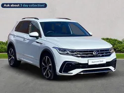 White Used 2023 VW Tiguan R-line SUV | £28,861 (Fair price)