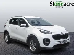 White Used 2017 Kia Sportage 2 SUV | £8,800 (Good price)