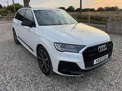 White Used 2021 Audi Q7 Black Edition SUV | £36,895 (Good price)