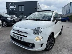 White Used 2017 Fiat 500 S Cabriolet | £7,450 (Fair price)