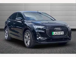 Black New 2025 Audi Q4 Sportback e-tron Comfort SUV | £43,495