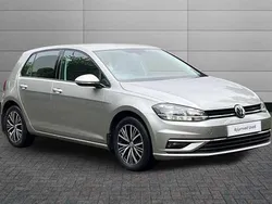 Silver Used 2017 VW Golf VII SE Hatchback | £13,850 (Fair price)