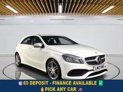 White Used 2017 Mercedes A160 AMG line Hatchback | £11,249 (Fair price)