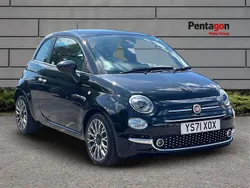 Black Used 2021 Fiat 500 Dolcevita Hatchback | £10,199 (Fair price)
