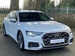Glacier white Used 2025 Audi A6 S-Line Sedan | £41,990