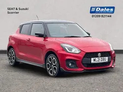 Burning red/black roof Used 2021 Suzuki Swift Sport Hatchback | £15,000 (Fair price)