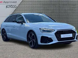 White Used 2023 Audi A4 Black Edition Estate | £27,000 (Expensive)