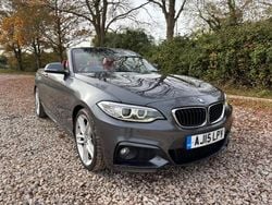 Grey Used 2015 BMW 220 M Sport Cabriolet | £10,495 (Fair price)