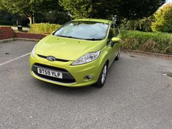 Green Used 2010 Ford Fiesta Zetec Hatchback | £2,190 (Fair price)