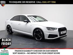 White Used 2019 Audi A4 Black Edition Sedan | £15,790 (Fair price)