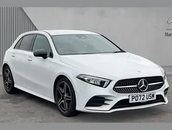 White Used 2022 Mercedes A180 Executive Hatchback | £21,280 (Fair price)