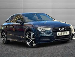 Blue Used 2018 Audi A3 Black Edition Sedan | £17,450 (Fair price)
