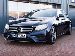 Blue Used 2017 Mercedes E220 AMG line Sedan | £13,495 (Fair price)