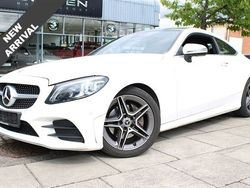 White Used 2019 Mercedes C200 AMG line Coupe | £21,390 (Expensive)
