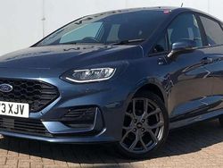 Blue Used 2023 Ford Fiesta ST-Line Hatchback | £15,495 (A bit pricey)