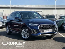 Blue Used 2021 Audi Q5 S-Line SUV | £30,266 (Fair price)