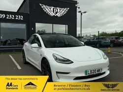 White Used 2020 Tesla Model 3 Performance Sedan | £15,995 (Good price)