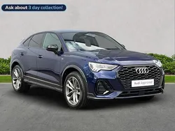 Blue Used 2023 Audi Q3 Black Edition SUV | £31,233 (Fair price)