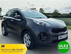 Silver Used 2017 Kia Sportage 2 SUV | £7,695 (Fair price)