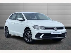 Pure white New 2025 VW Polo Life Hatchback | £19,226 (Fair price)