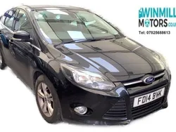 Black Used 2014 Ford Focus Zetec Hatchback | £4,595 (Fair price)