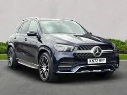 Blue Used 2022 Mercedes GLE400 AMG line | £52,498
