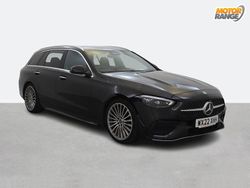 Black Used 2022 Mercedes C200 AMG Line Premium Estate | £23,595 (Good price)