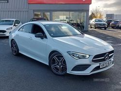 White Used 2023 Mercedes CLA200 AMG Line Premium Coupe | £23,490 (Fair price)