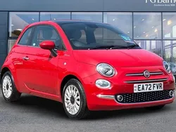 Red Used 2022 Fiat 500 Dolcevita Hatchback | £9,999 (Fair price)