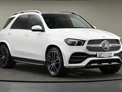 Polar white standard finish Used 2023 Mercedes GLE450 AMG AMG line SUV | £58,100