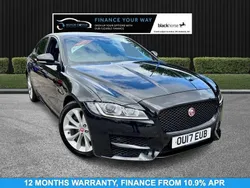 Black Used 2017 Jaguar XF R-Sport Sedan | £11,195 (Fair price)