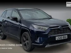 Blue/black Used 2020 Toyota RAV4 Hybrid SUV | £27,474 (A bit pricey)