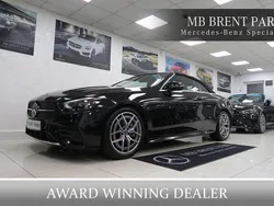 Black Used 2021 Mercedes E220 AMG Line Premium Cabriolet | £28,500 (Fair price)