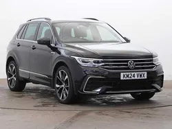 Black Used 2024 VW Tiguan R-line Edition SUV | £31,989 (Fair price)