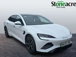 White New 2025 BYD Seal Design Sedan | £39,995 (Expensive)