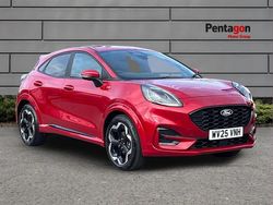 Red Used 2025 Ford Puma Gen-E ST-Line X SUV | £23,495 (Expensive)