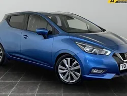 Blue Used 2017 Nissan Micra Tekna Hatchback | £7,895 (Good price)