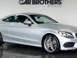 Silver Used 2016 Mercedes C200 AMG line Coupe | £13,995 (Fair price)