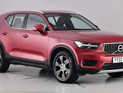 Fusion red Used 2022 Volvo XC40 Inscription SUV | £23,650 (Fair price)