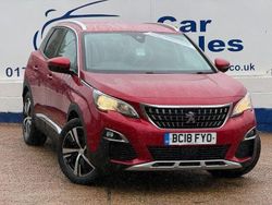 Red Used 2018 Peugeot 3008 Allure Hatchback | £10,495 (A bit pricey)
