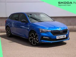 Blue New 2024 Skoda Scala Monte Carlo Hatchback | £22,895 (Fair price)